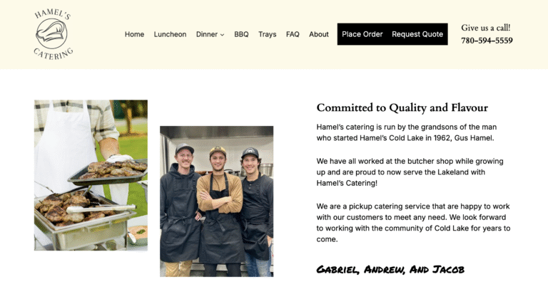 Hamel's Catering - About